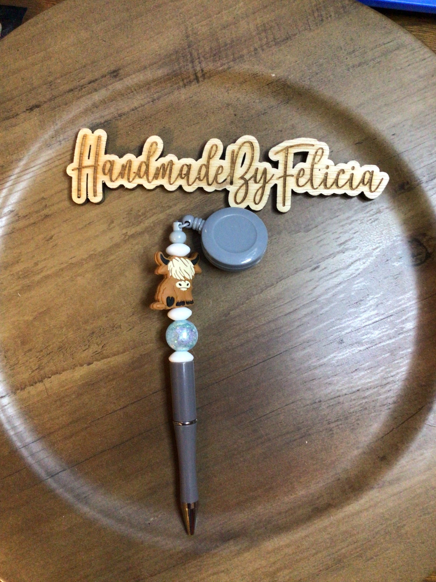 Badge reel with Pen