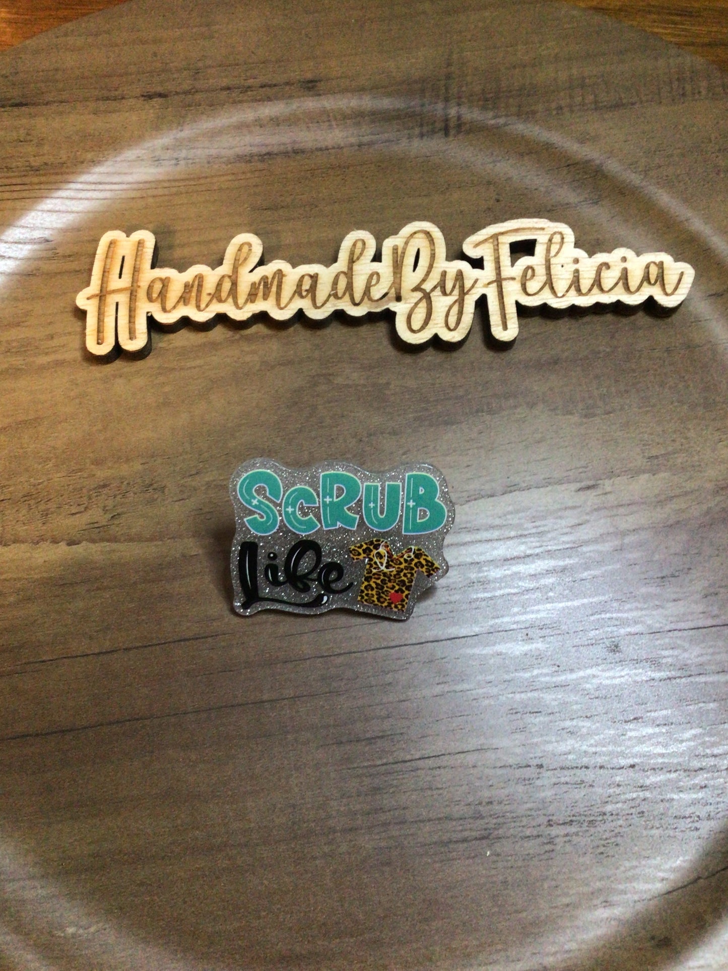 Scrub life straw charm