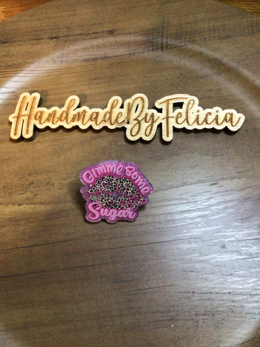 Give me some sugar straw charm