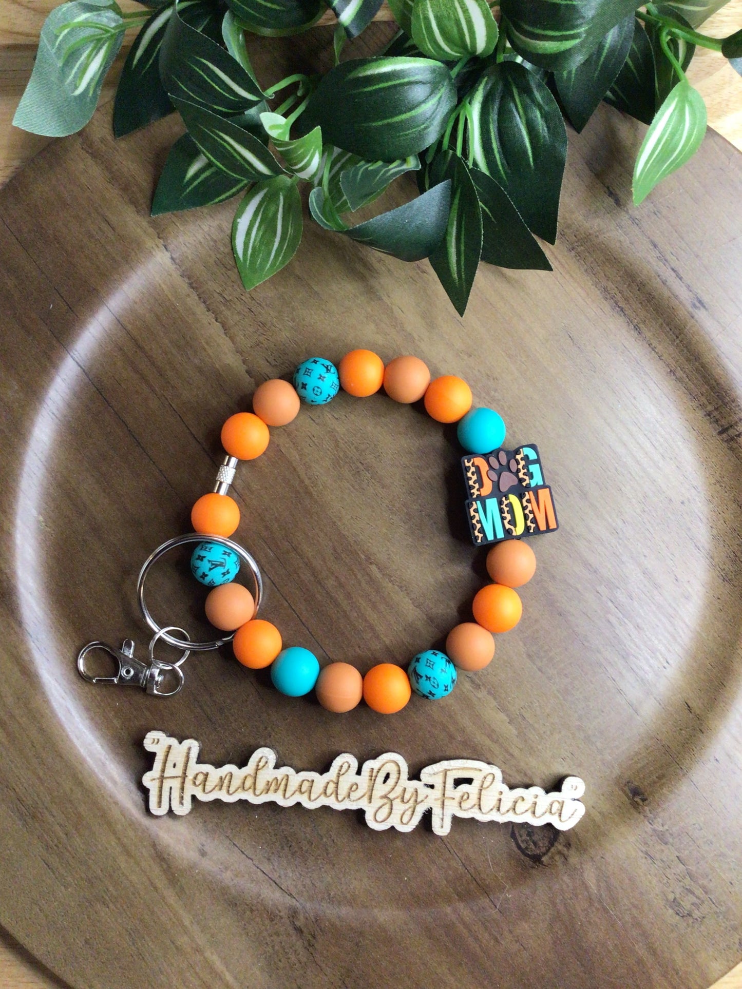 Dog Mom wristlet