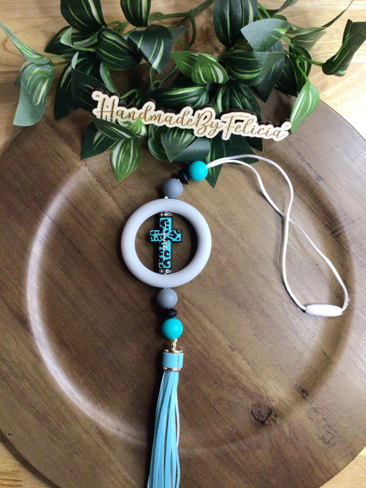 Cross Car Charm