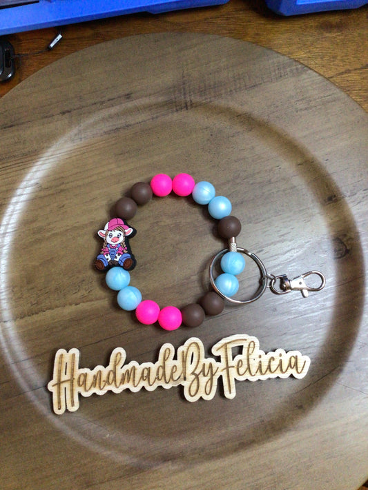 Braided heifer wristlet