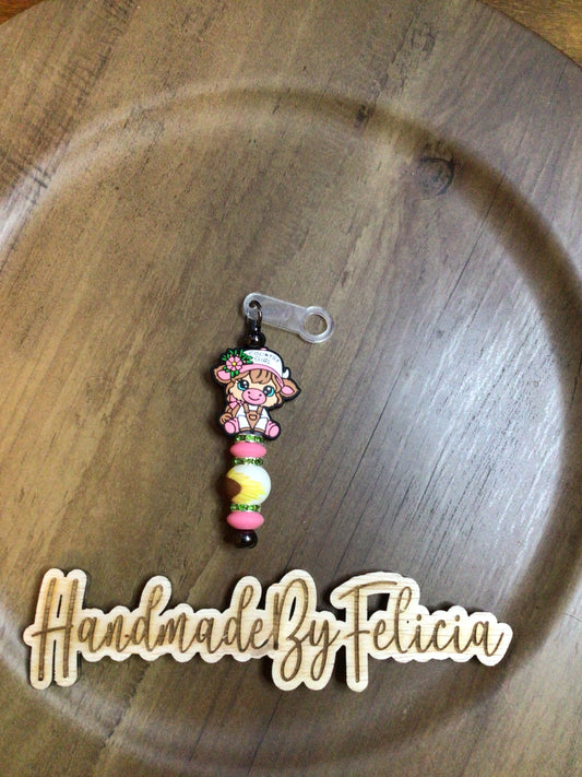 Country Girl Straw Charm