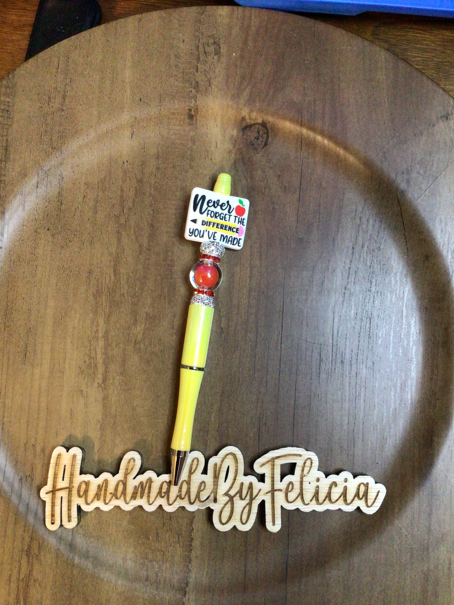 Never forget teacher pen