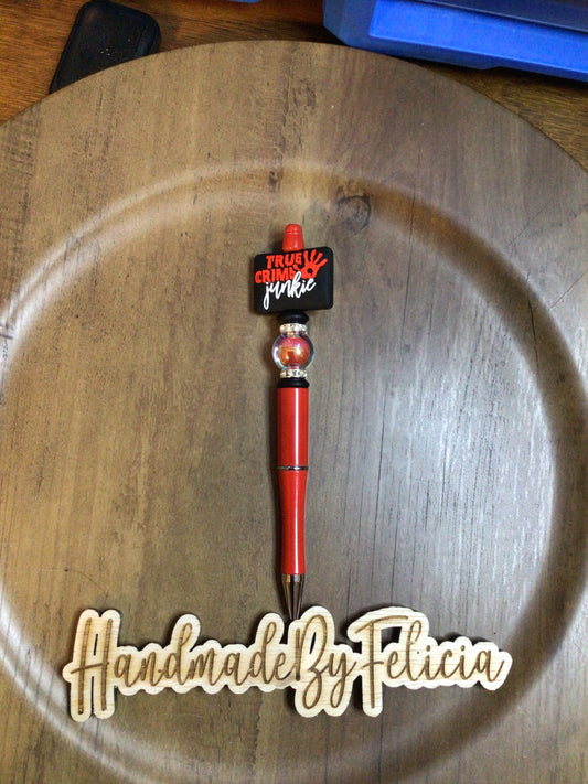 True crime junkie pen
