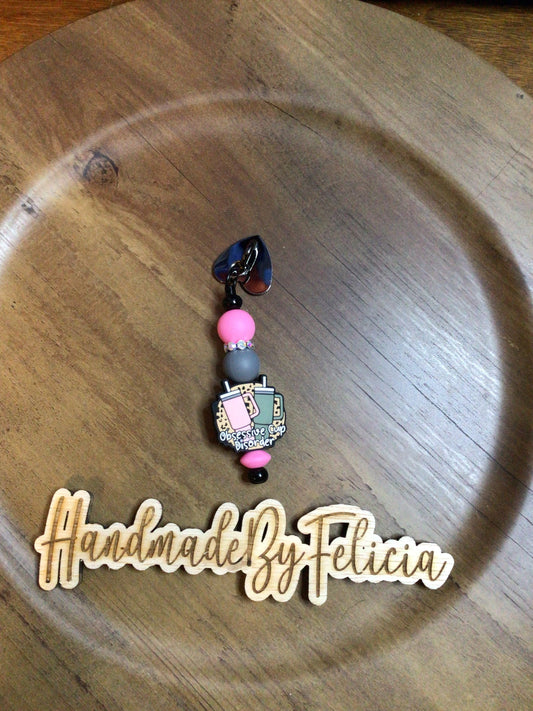 Obsessive cup disorder cup straw charm