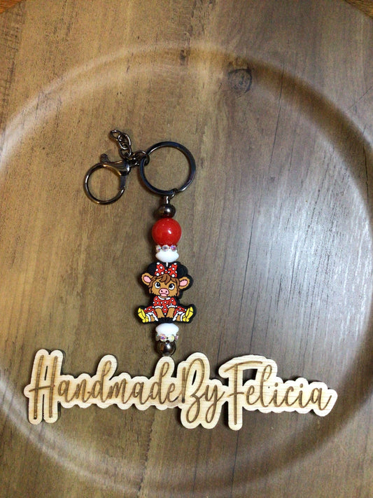 Heifer mouse keychain