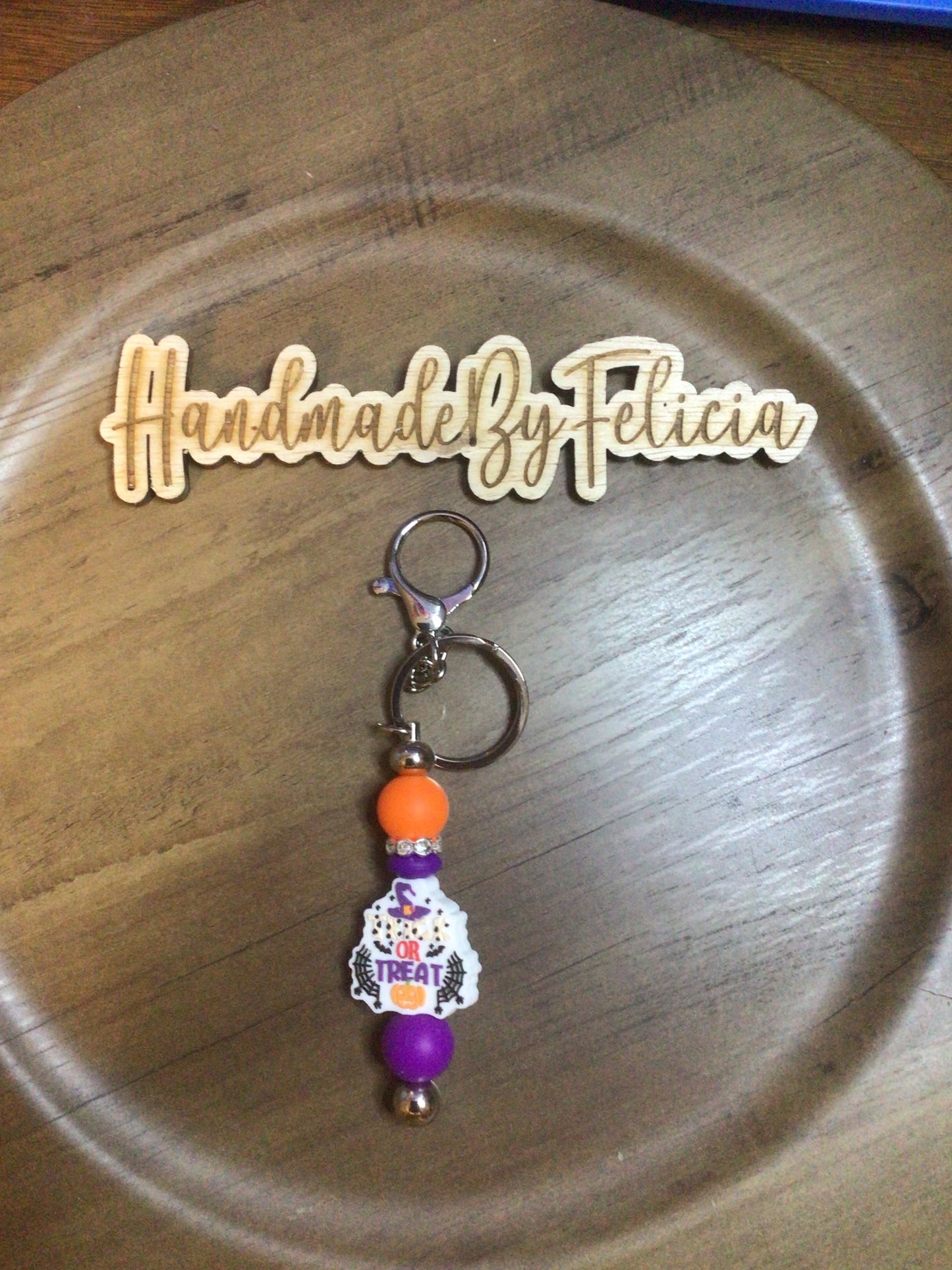 Trick or treat keychain