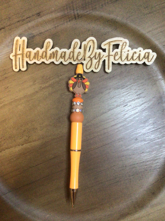 Turkey light orange pen