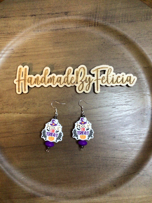 Trick or treat earrings