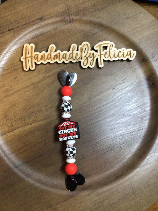 Not my circus cell phone charm