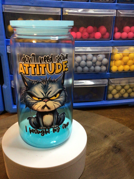 Attitude acrylic tumbler
