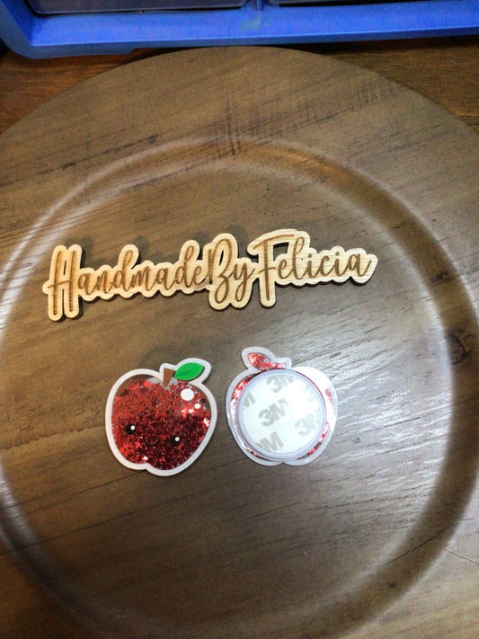 Apple gripper glitter