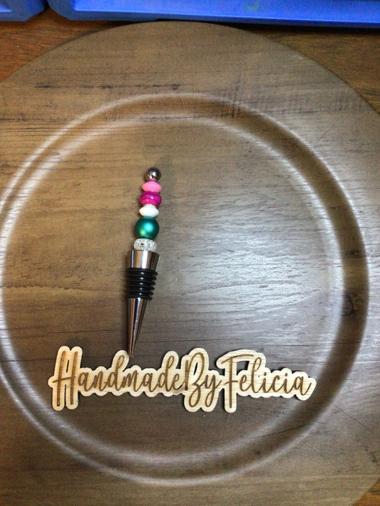 Pastel color wine stopper