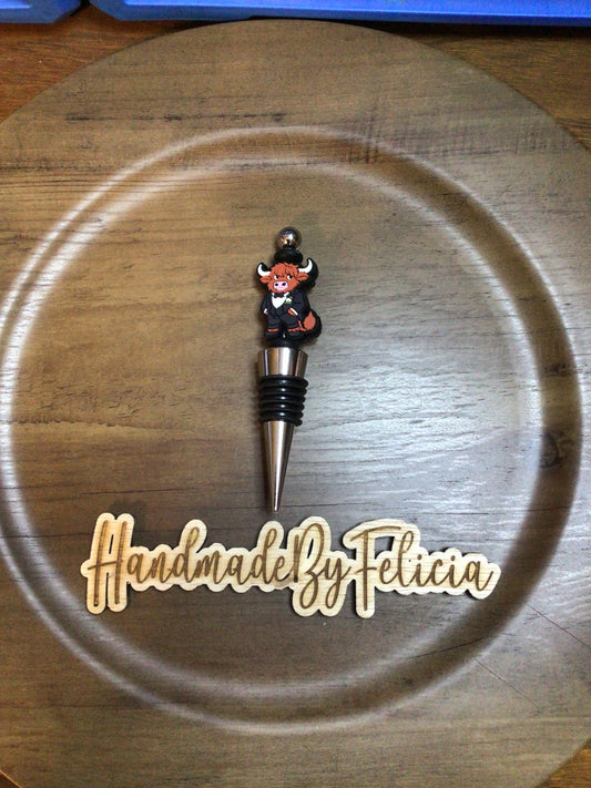 Groom wine stopper