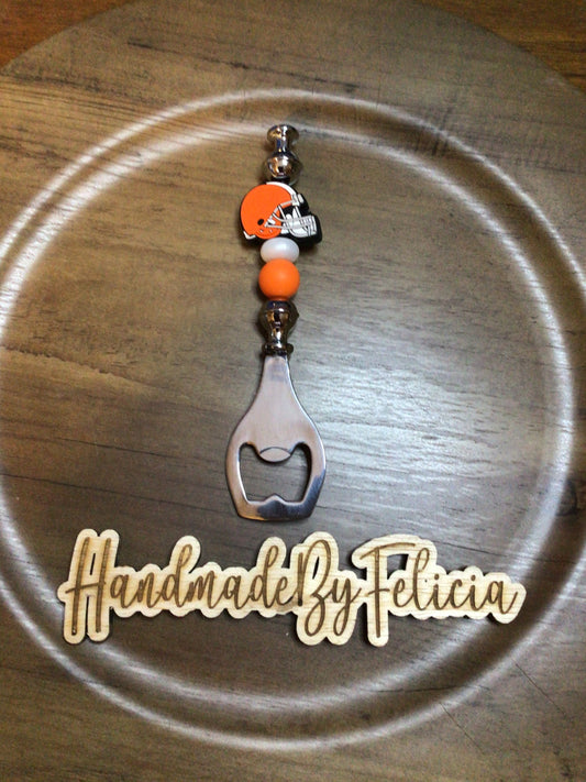 Football bottle opener