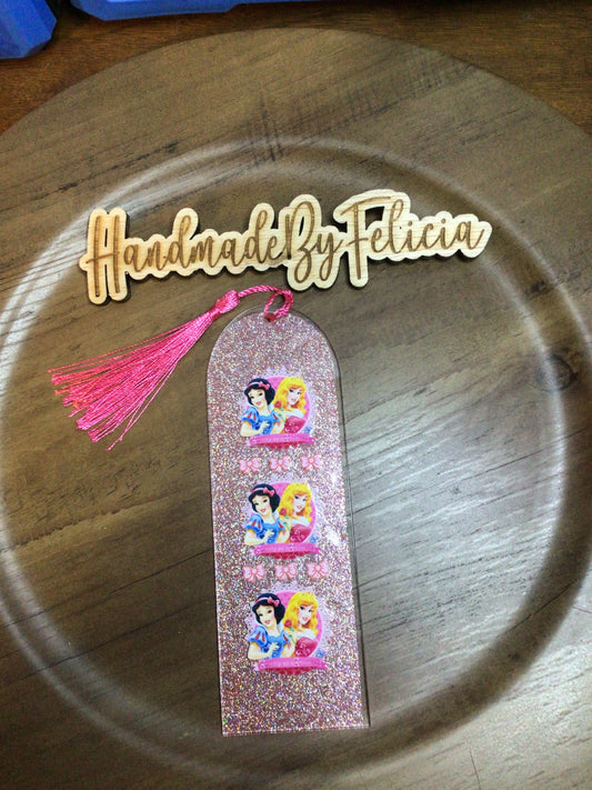Pink girls bookmark