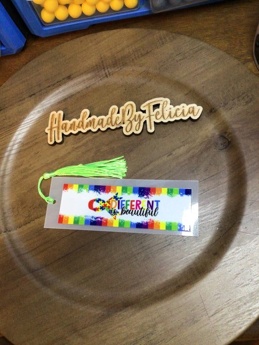 Different is Beautiful bookmark