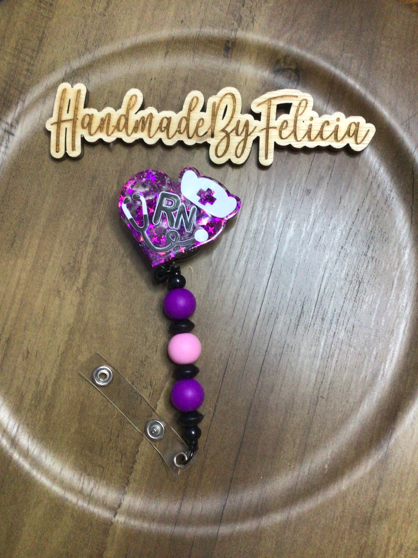 RN purple badge reel