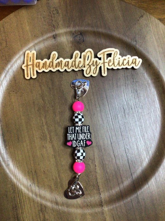 Let me file that cell phone charm