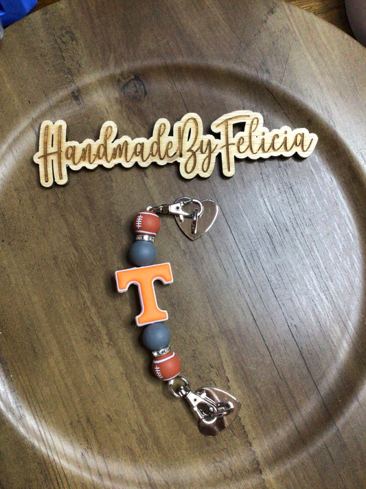 Tennessee football cellphone charm