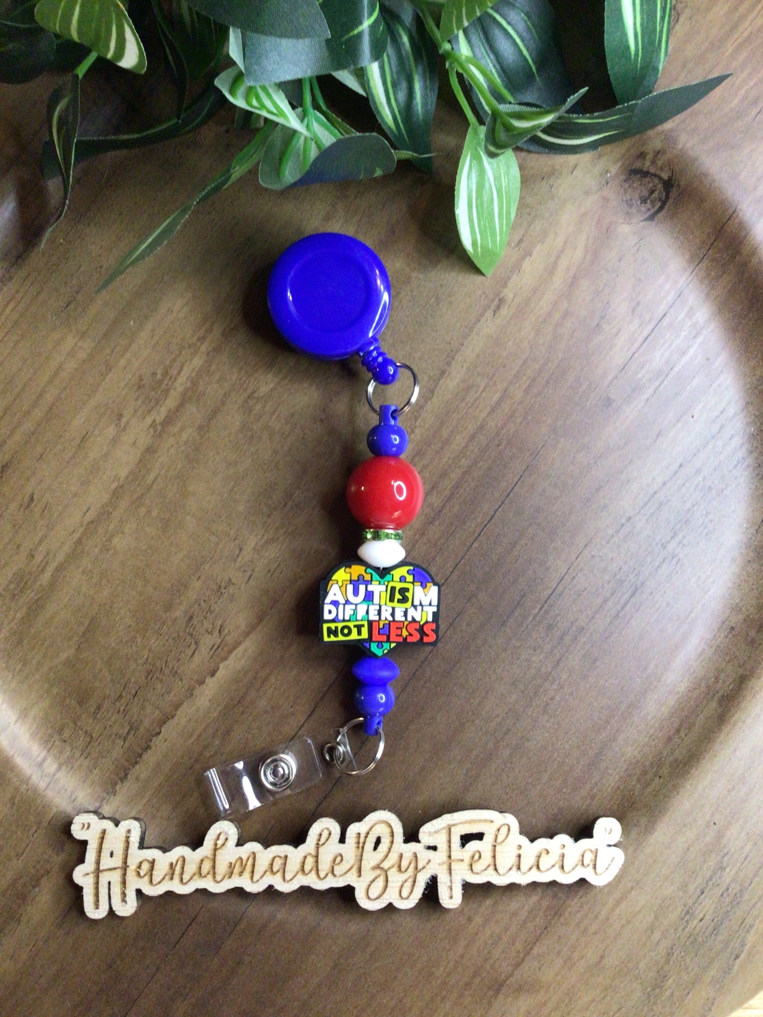 Beaded badge reels