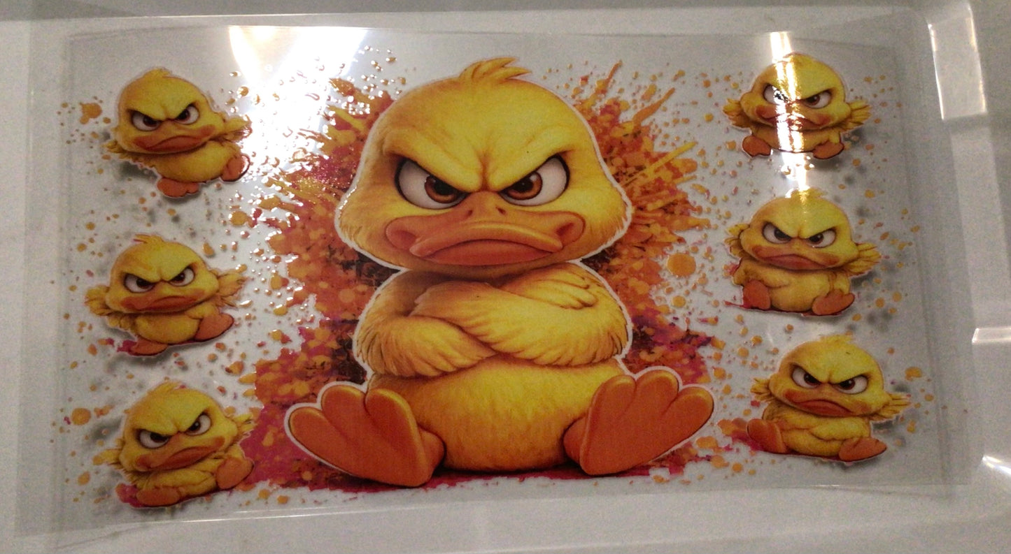 Grumpy duck 16 oz cup wrap