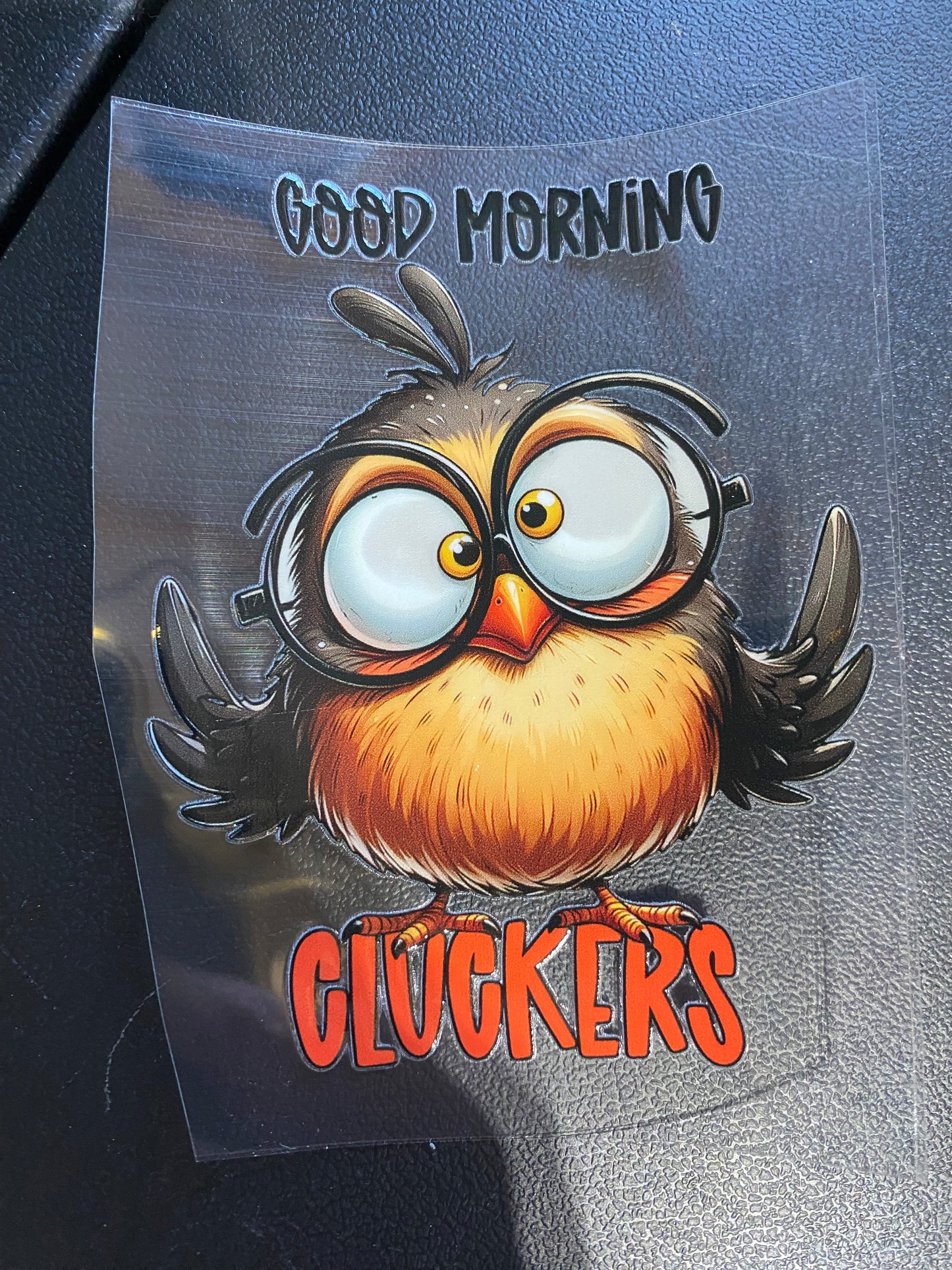 Good morning clickers decal 4”