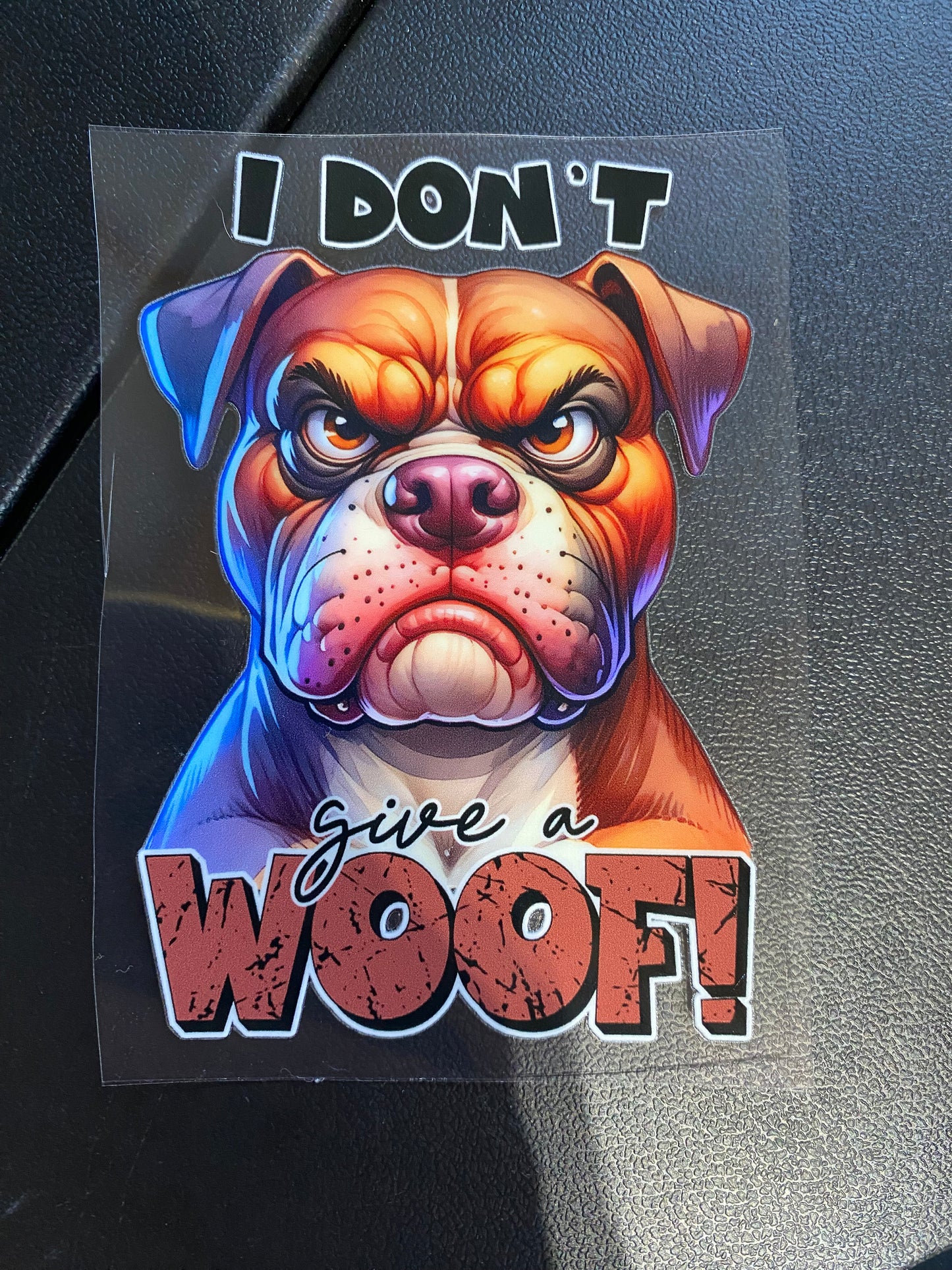 I don’t wood decal 4”