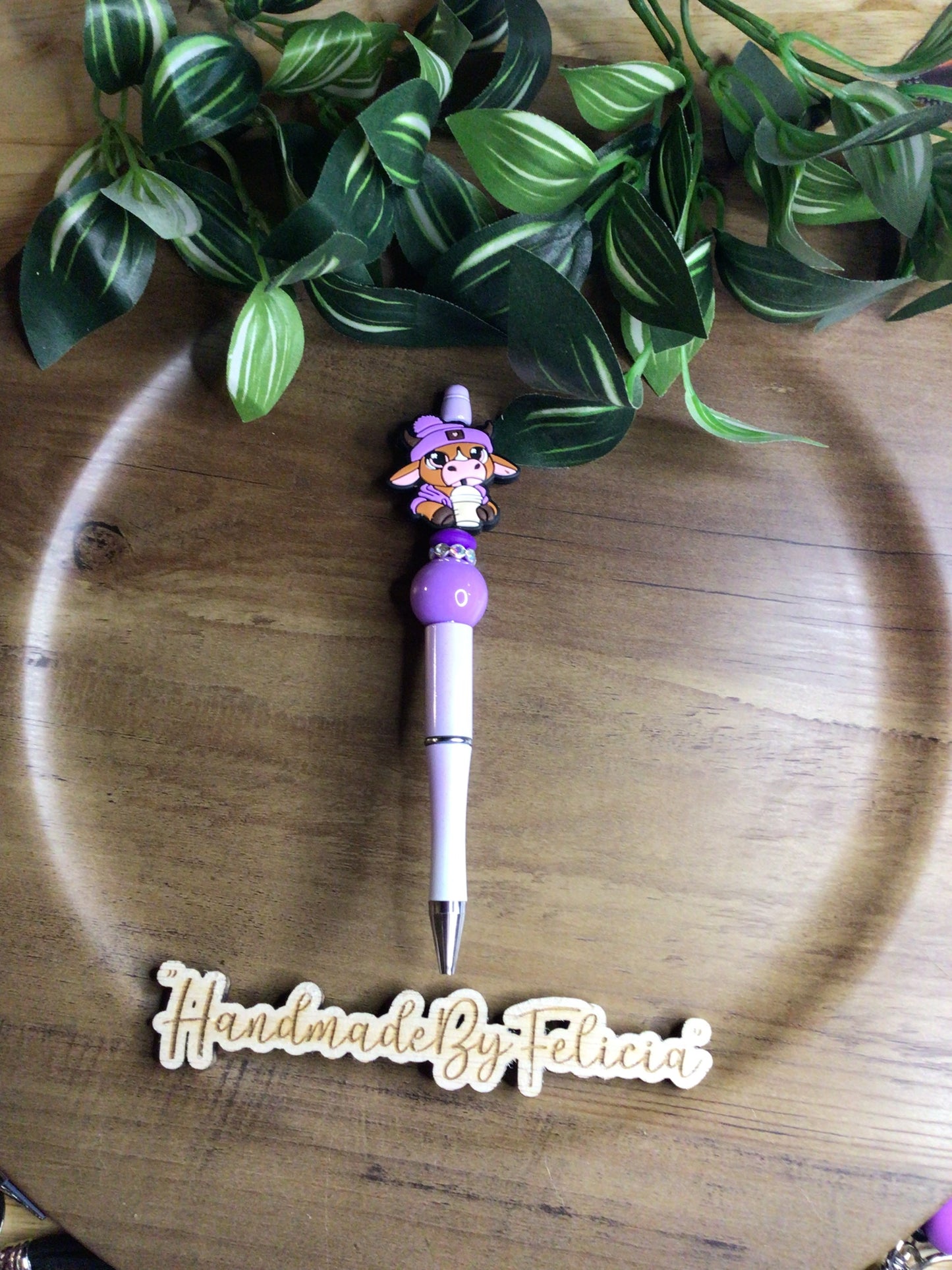 Purple cow pen