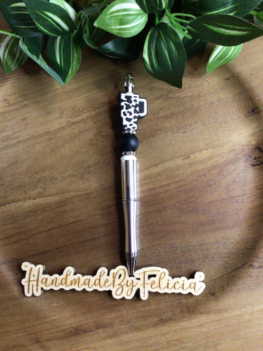 Black tumbler pen