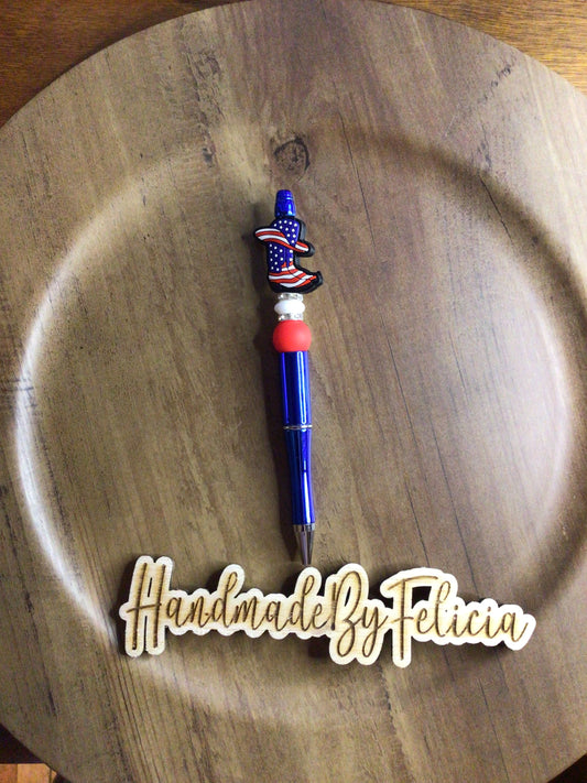 Cowboy boot pen
