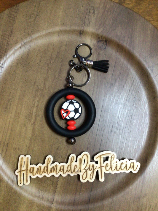 Soccer keychain