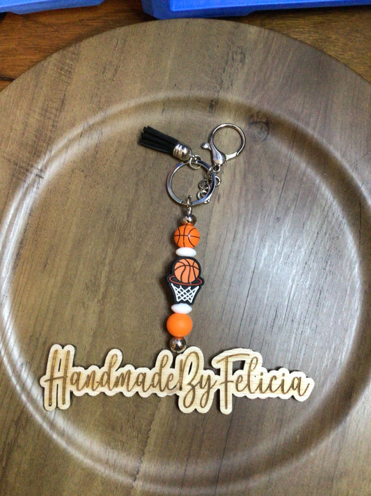 Basketball keychain