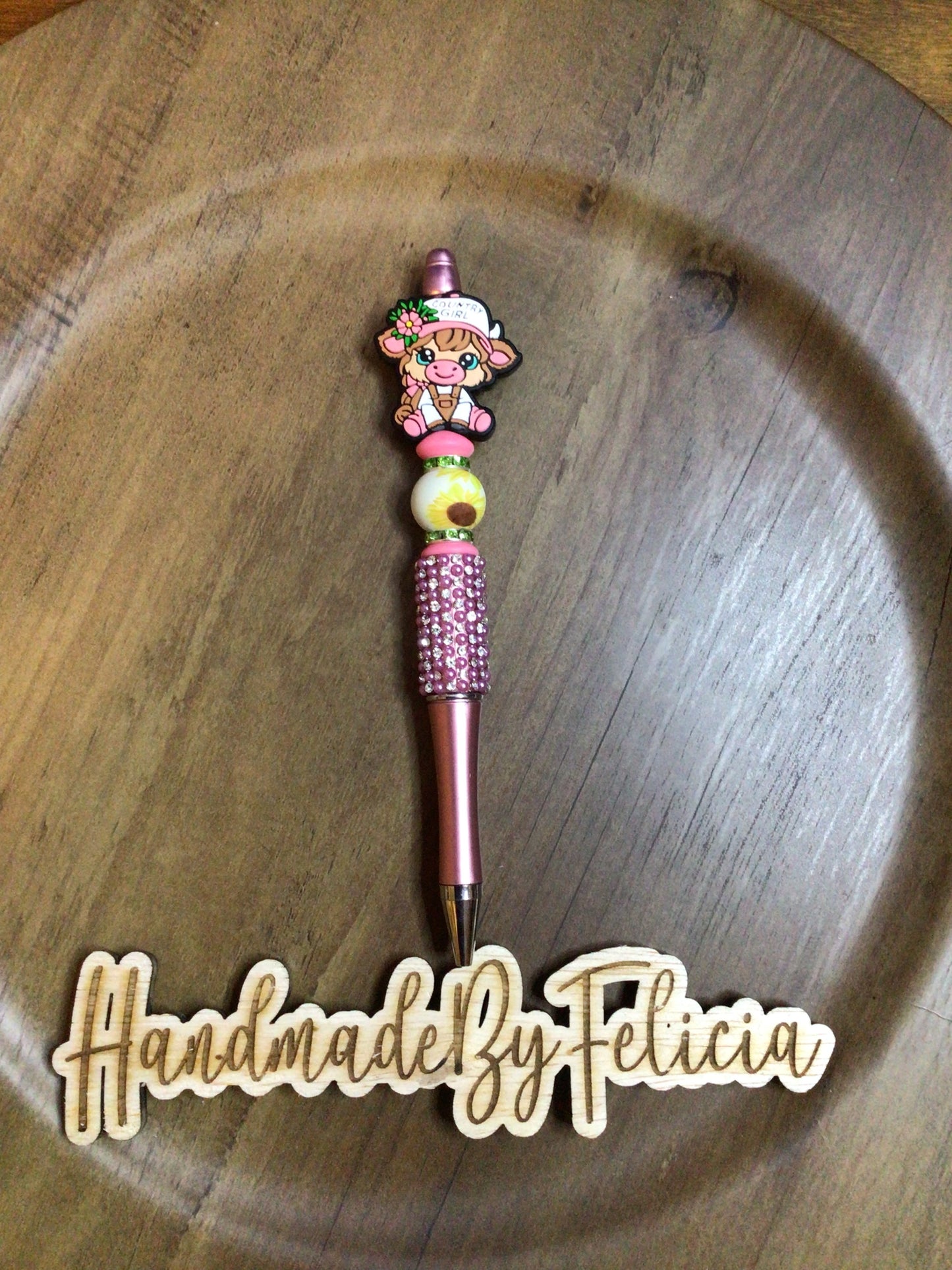 Country girl link pen pink