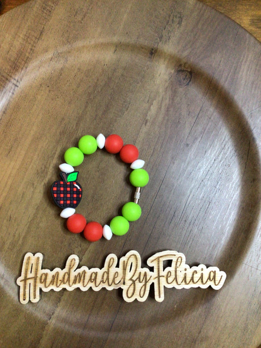 Red apple cup charm