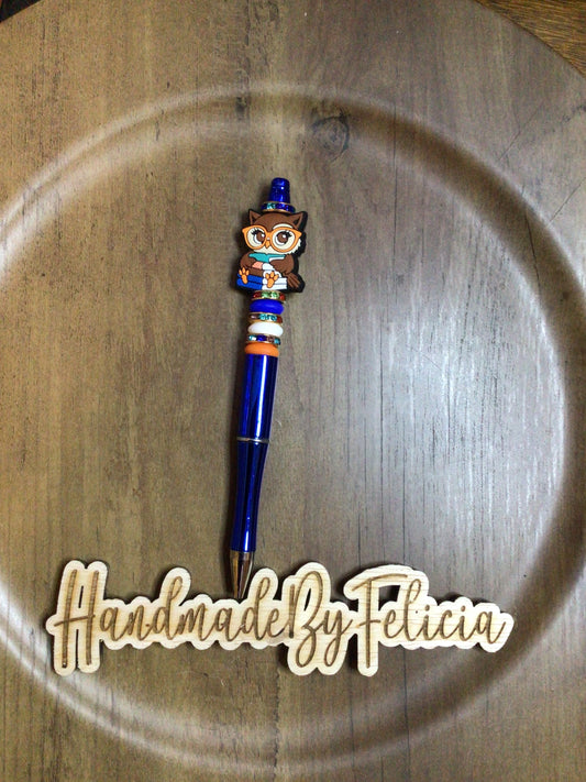 Blue owl pen