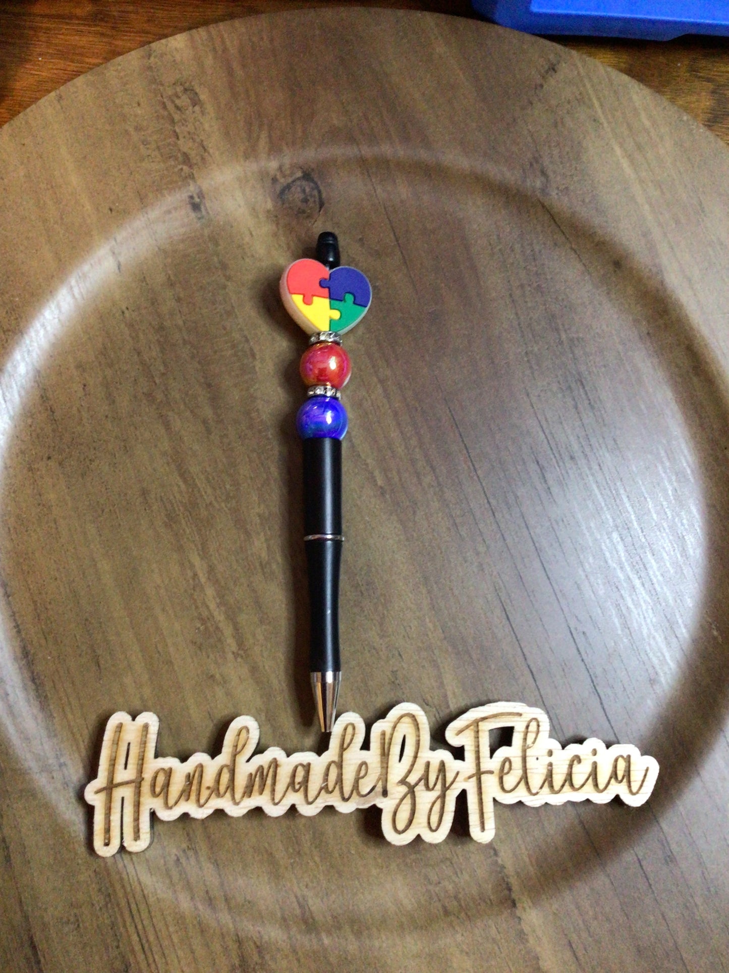 Autism heart pen