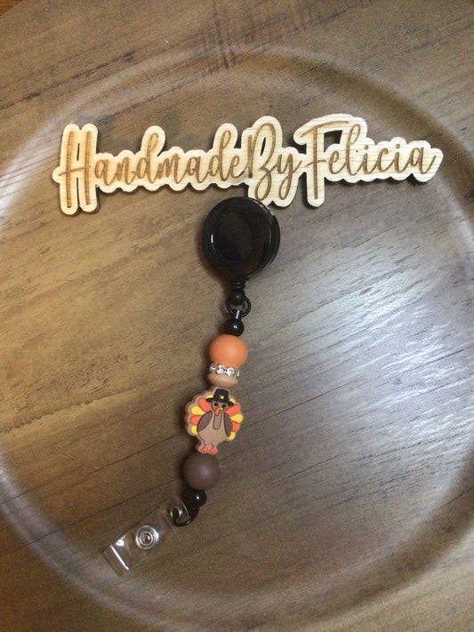 Turkey badge reel