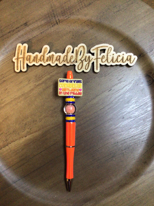 Cornbread pen orange