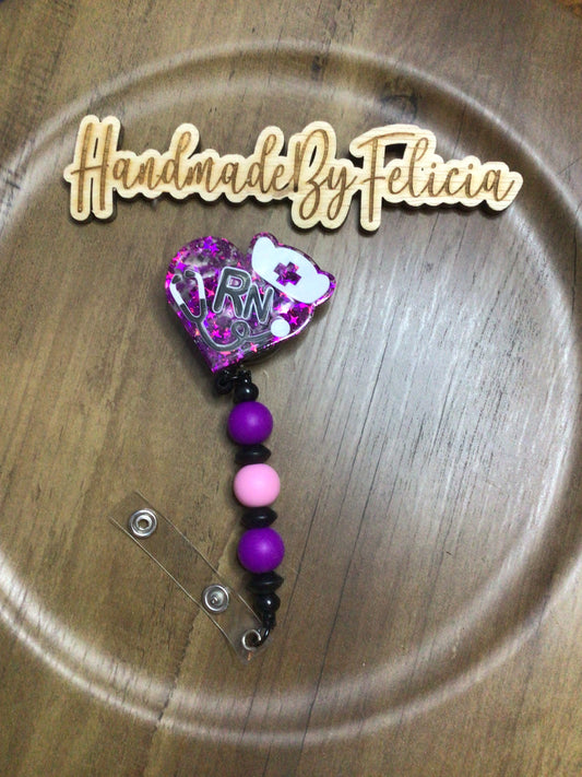 RN purple badge reel